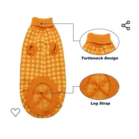 NWOT PET THANKSGIVING SWEATER - Picture 3 of 5